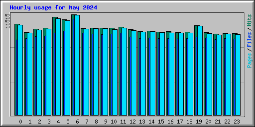 Hourly usage for May 2024
